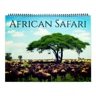 Calendrier safari africain 2025 grand