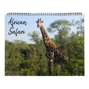 Calendrier safari africain grand 2025