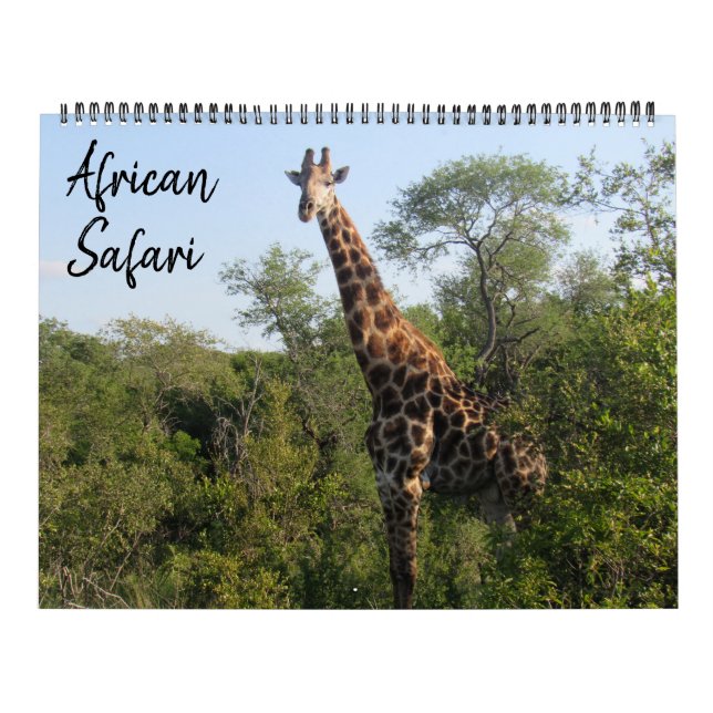 Calendrier safari africain grand 2025 (Protection)