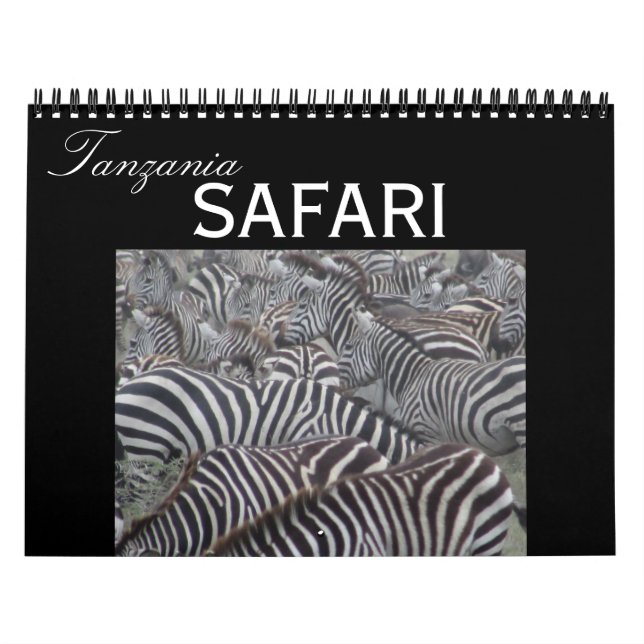 Calendrier safari en tanzanie 2025 (Protection)