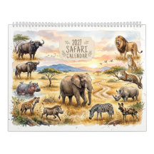Calendrier Safari Faune et Flore Optimisé pour Deu