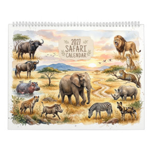 Calendrier Safari Faune et Flore Optimisé pour Deu