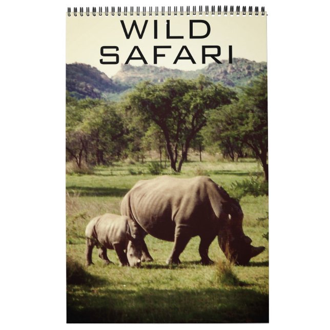 Calendrier safari sauvage (Protection)
