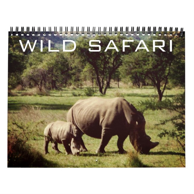 Calendrier safari sauvage 2025 (Protection)