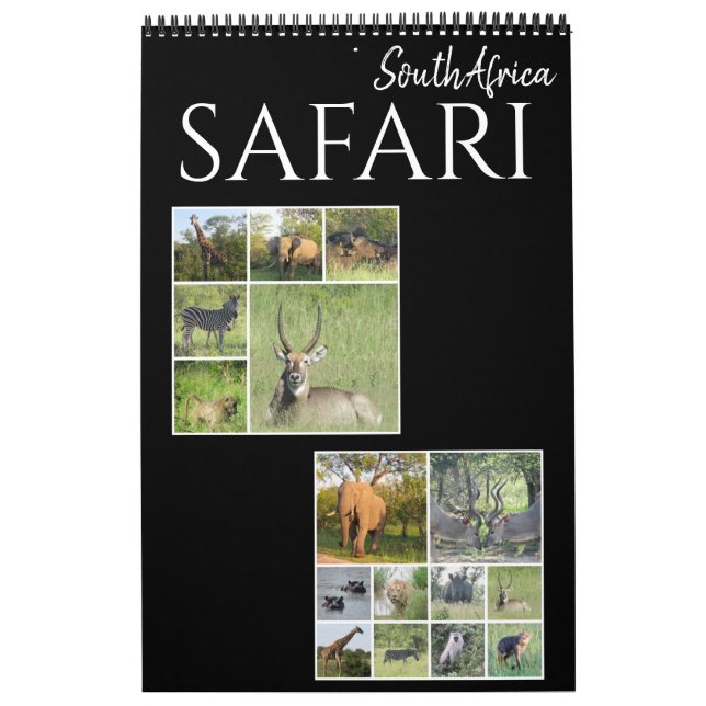 Calendrier safari sud-africain 2026 (Protection)