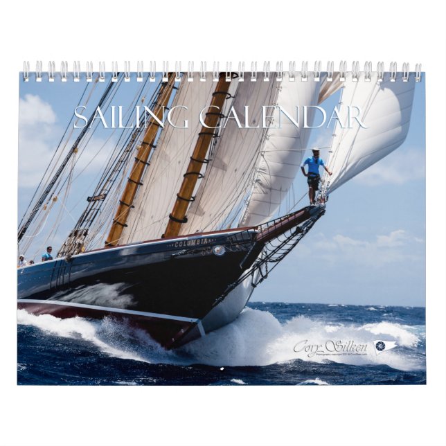 Calendrier Sailing Calendar by Cory Silken (Protection)