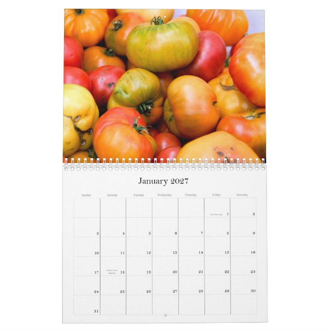 Calendrier sain de la nourriture 2011 (Jan 2027)