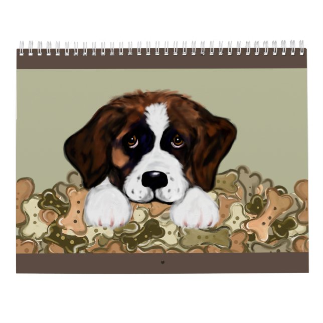 Calendrier Saint Bernard  (Dos)