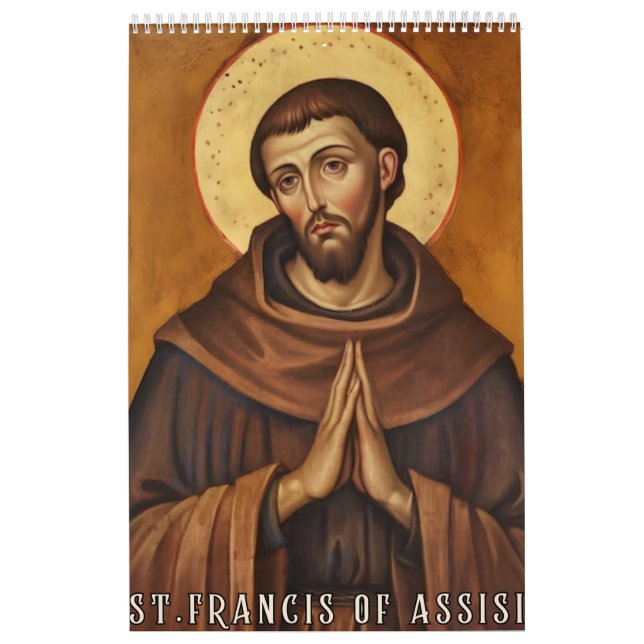 Calendrier Saint François d'Assise – Foi Inspirante  (Protection)
