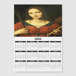 Calendrier Sainte Catherine d'Alexandrie 2026