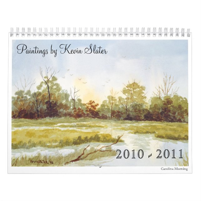 Calendrier Saisons dans l'aquarelle (Protection)