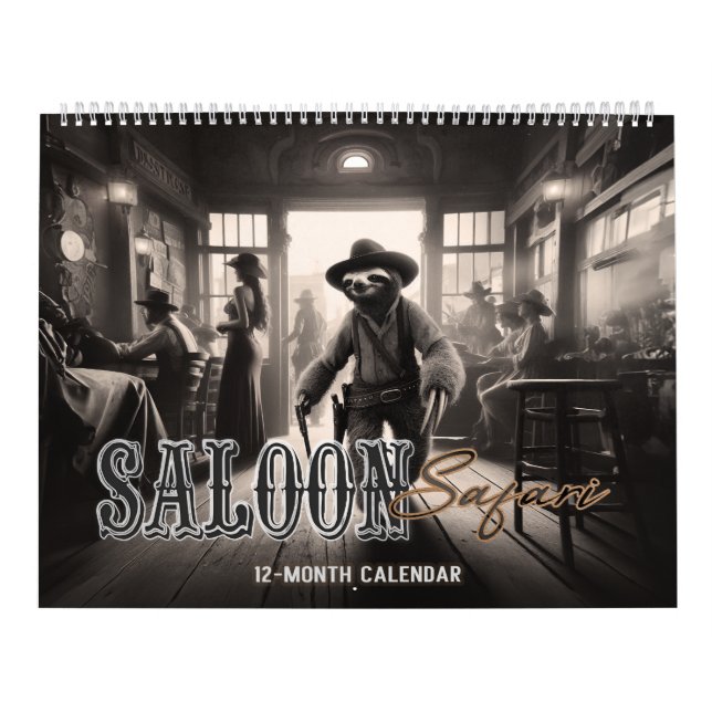 Calendrier Saloon Safari (Protection)