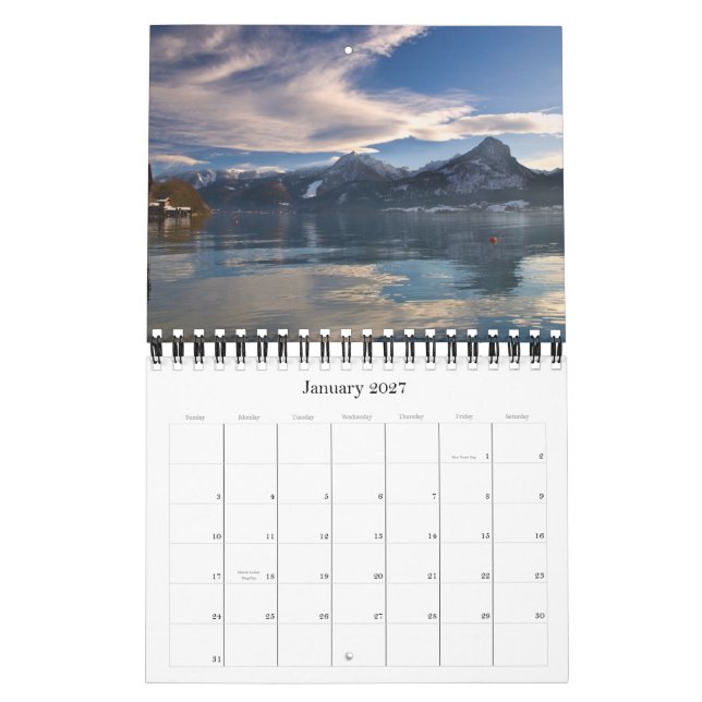 Calendrier Salzkammer traditionnel (Jan 2027)