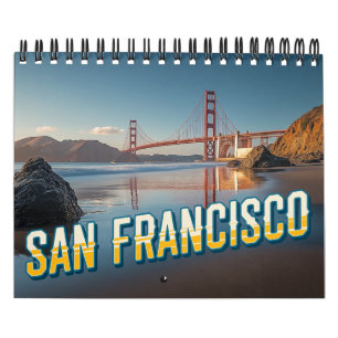 Calendrier San Francisco 2025 - 12 Scènes Iconique