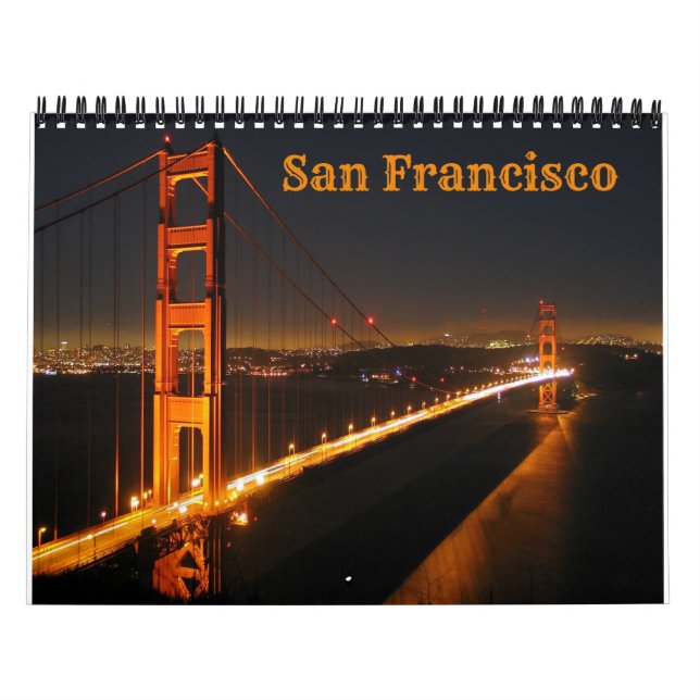 Calendrier  San Francisco - Californie - États-Unis (Protection)