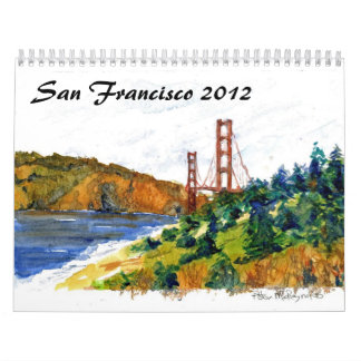 Calendrier San Francisco et le Golden Gate