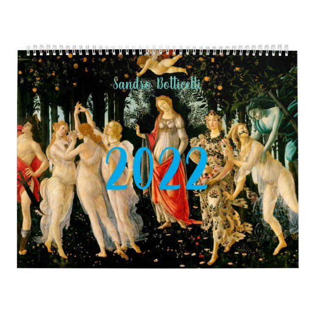 Calendrier Sandro Botticelli 2022 (Protection)