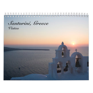 Calendrier Santorin Grèce