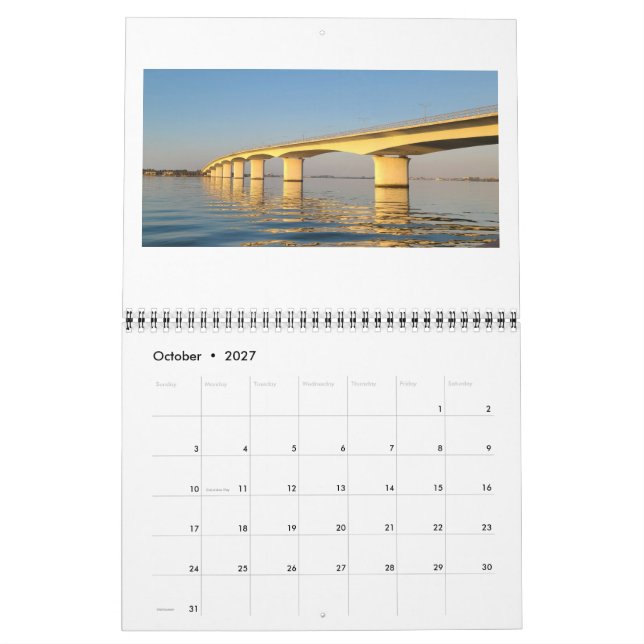 Calendrier Sarasota 2024 (Oct 2027)