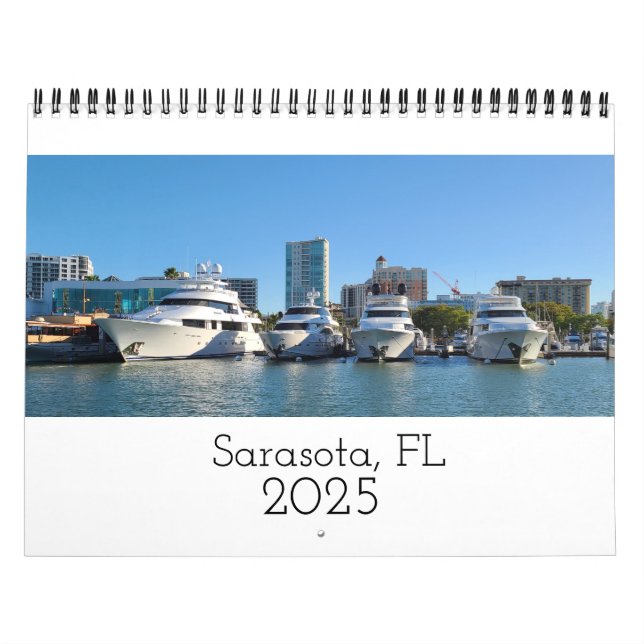 Calendrier Sarasota 2025 (Protection)