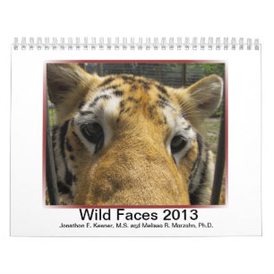 Calendrier sauvage des visages 2013