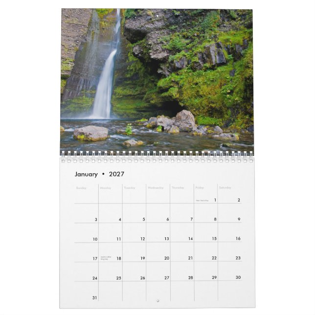 Calendrier Scandinavie 2012 (Jan 2027)