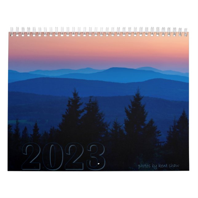 Calendrier Scènes du Vermont 2023 (Protection)