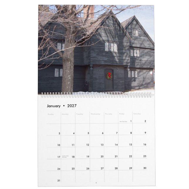 Calendrier Scenic Salem Massachusetts Calendar (Jan 2027)