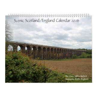 Calendrier Scenic Scotland/England Calendar 2026