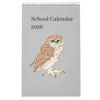Calendrier School Calendar : 2026