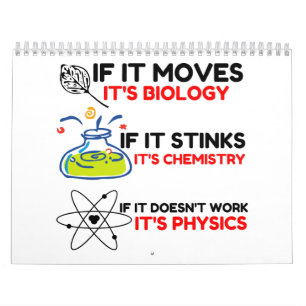 Calendrier Science BIOLOGIE CHIMIE PHYSIQUE