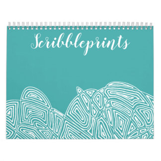 Calendrier Scribbleprints (Avec Conception Chrétie