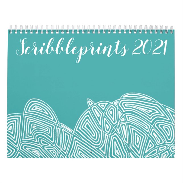 Calendrier Scribbleprints (Avec dessins chrétiens) (Protection)