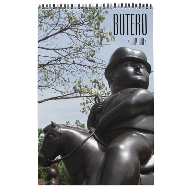 Calendrier sculptures de Botero 2026 (Protection)