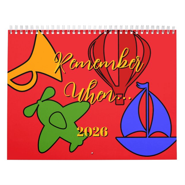 Calendrier Se souvenir... 2026 (Protection)