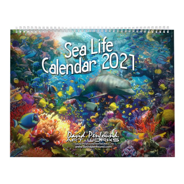 Calendrier Sea Life 2021 (Protection)