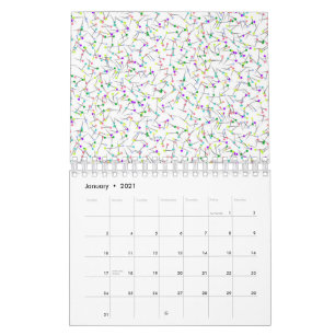 Calendrier Seamstress du Colorful