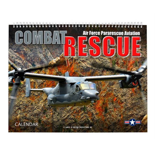 Calendrier SECOURT COMBAT - Pararescue Aviation (Protection)