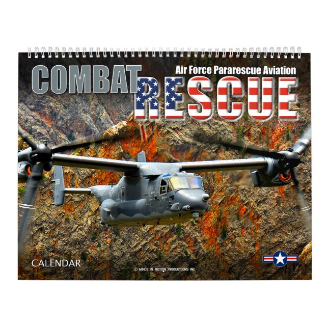 Calendrier SECOURT COMBAT - Pararescue Aviation (Protection)