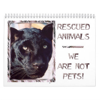 Calendrier secouru d'animaux