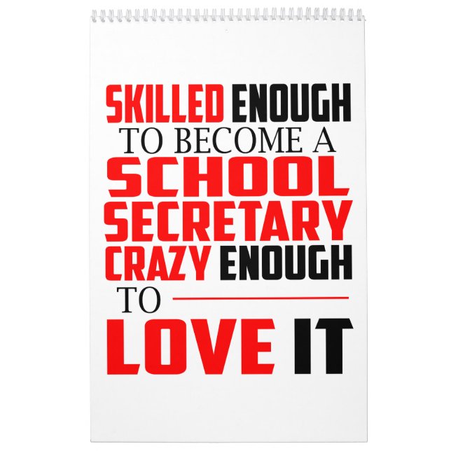 Calendrier Secrétaire Calendar Funny Gift d'école pour des (Protection)