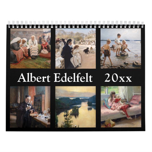 Calendrier Sélection de chefs-d'oeuvre Albert Edelfeel (Protection)