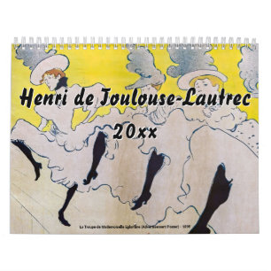 Calendrier Sélection des chefs-d'oeuvre Henri de Toulouse-Lau