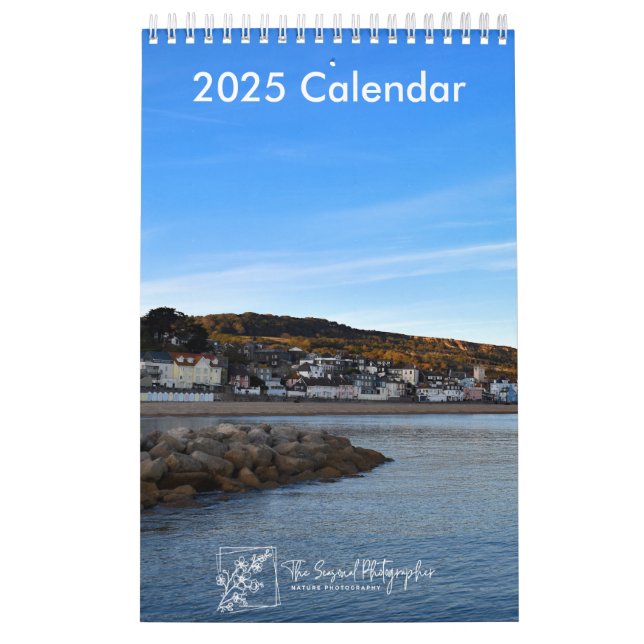 Calendrier Serene Shores 2025 Calendar one-page small (Protection)