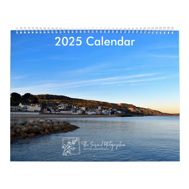 Calendrier Serene Shores 2025 Calendar two-page large (Protection)