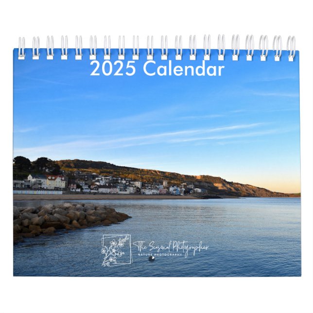 Calendrier Serene Shores 2025 Calendar two-page small (Protection)