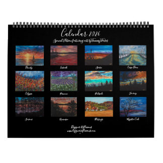 Calendrier Sérénité 2026 par l'artiste Tammy Terre