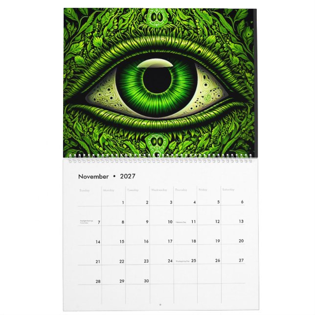 Calendrier série 3D (Nov 2027)