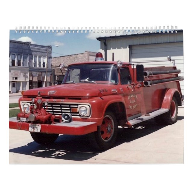 Calendrier Service d'incendie de Newkirk (Dos)