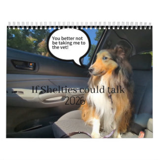 Calendrier Si les Shelties pouvaient parler